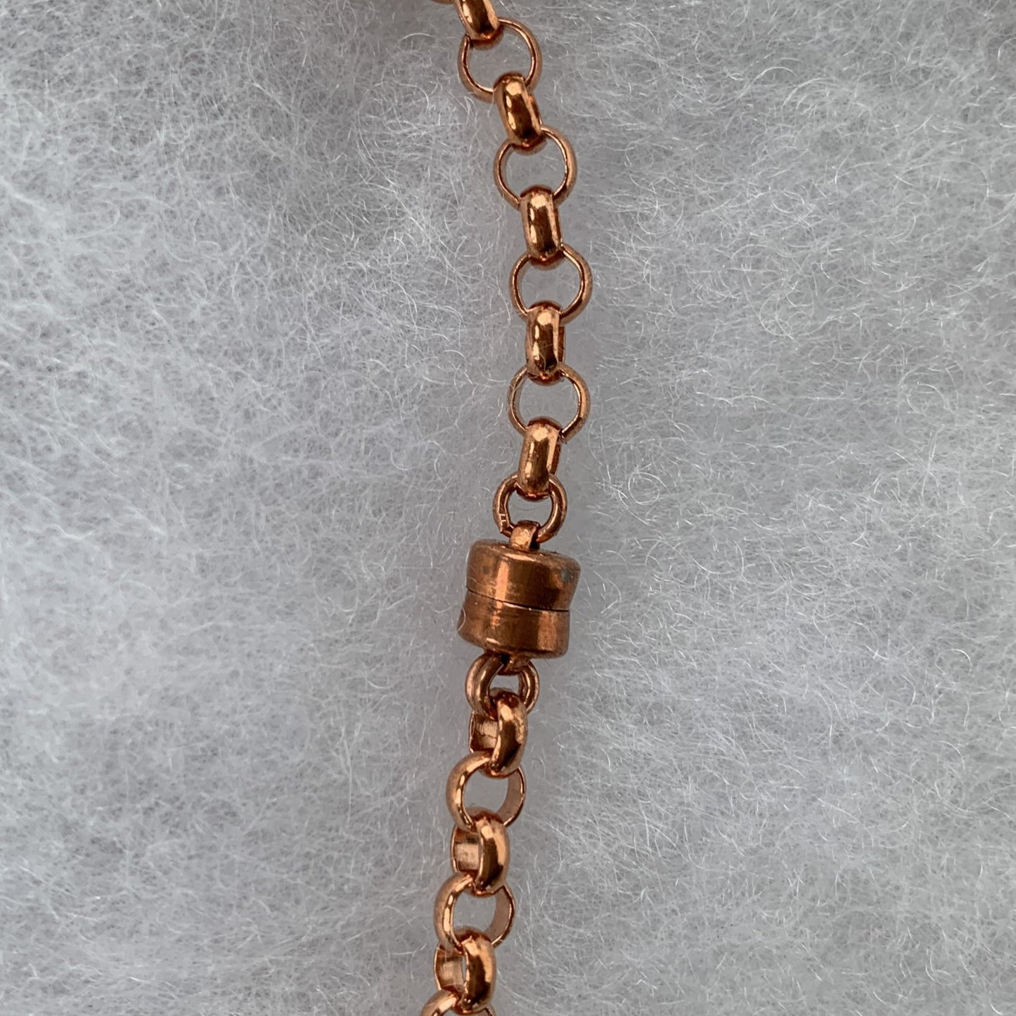 Amethyst/Rose Quartz/Garnet copper bracelet