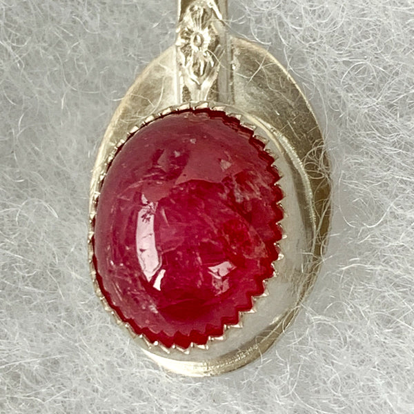 Natural ruby necklace