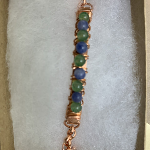 Jade copper bracelet